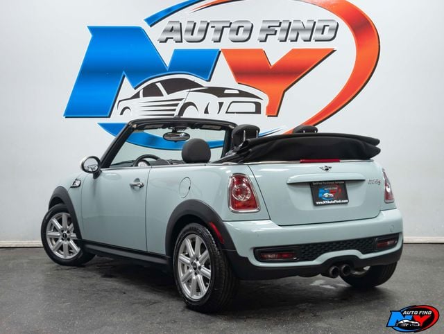 2013 MINI Cooper S Convertible ICE BLUE, CLEAN CARFAX, CONVERTIBLE, HEATED SEATS - 22377891 - 5