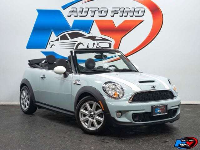 2013 MINI Cooper S Convertible ICE BLUE, CLEAN CARFAX, CONVERTIBLE, HEATED SEATS - 22377891 - 6
