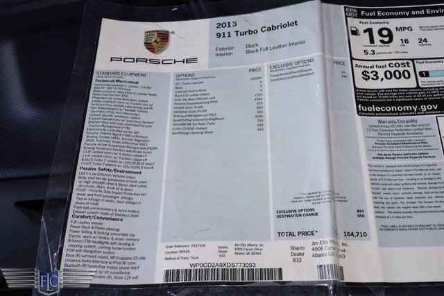 2013 Porsche 911 Turbo Cabriolet - 22909106 - 30