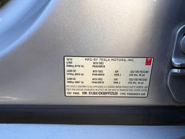 2013 Tesla Model S MODEL S  85KW - 21819798 - 21