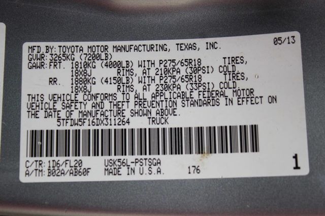 2013 Toyota Tundra CrewMax 5.7L FFV V8 6-Spd AT (Natl) - 22889877 - 23