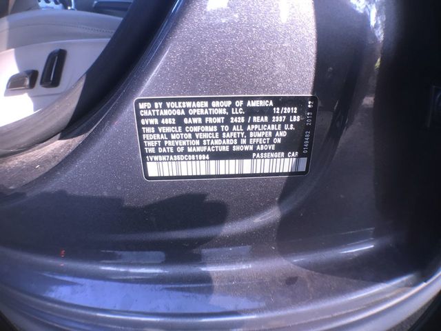 2013 Volkswagen Passat SE - 22914379 - 22