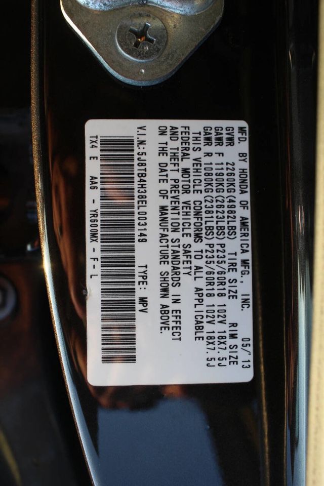 2014 Acura RDX AWD 4dr - 22916056 - 27