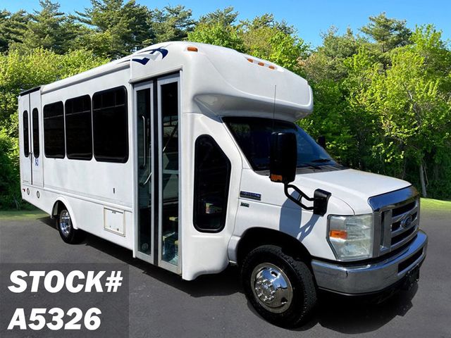 2014 Ford E350 Non-CDL 4 Wheelchair Shuttle Bus For Sale For Adults Medical Transport Mobility ADA Handicapped - 22380896 - 0
