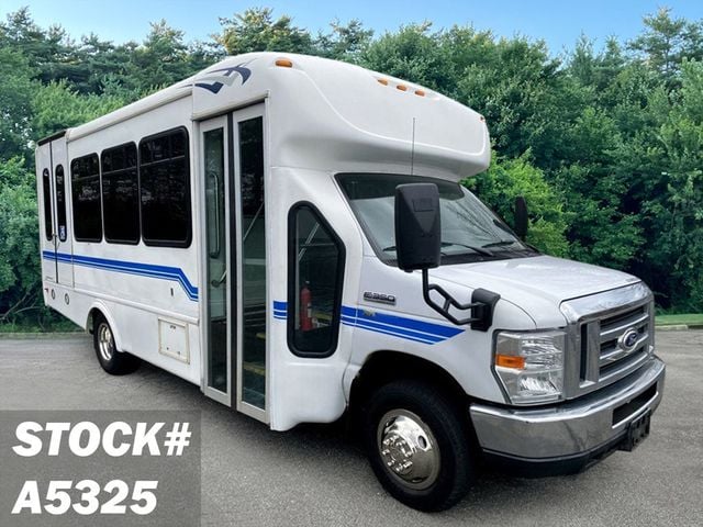 2014 Ford E350 Non-CDL Wheelchair Shuttle Bus For Sale For Adults Seniors Church and Medical Transport - 22380895 - 0