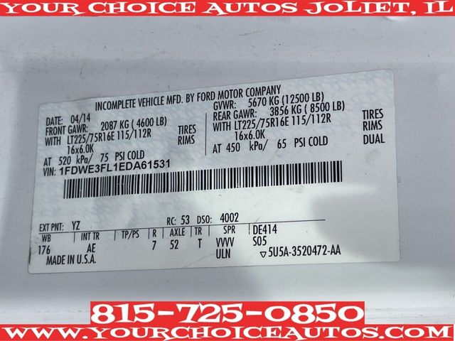 2014 Ford E-Series Chassis E 350 SD 2dr 176 in. WB DRW Cutaway Chassis - 21648680 - 14