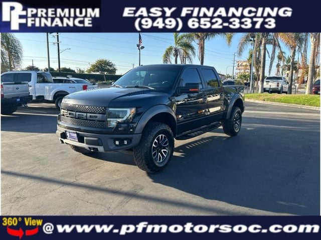 2014 Ford F150 SuperCrew Cab RAPTOR 4X4 6.2L NAV BACK UP CAM CLEAN - 22928675 - 0