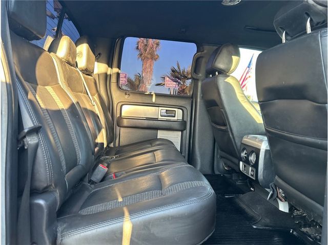 2014 Ford F150 SuperCrew Cab RAPTOR 4X4 6.2L NAV BACK UP CAM CLEAN - 22928675 - 16