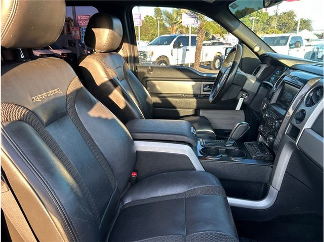 2014 Ford F150 SuperCrew Cab RAPTOR 4X4 6.2L NAV BACK UP CAM CLEAN - 22928675 - 17