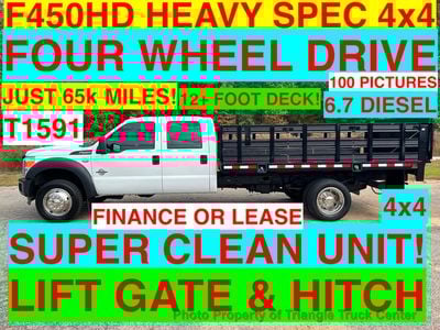 2014 Ford F450 HEAVY SPEC 12+ FOOT STAKE LIFT GATE