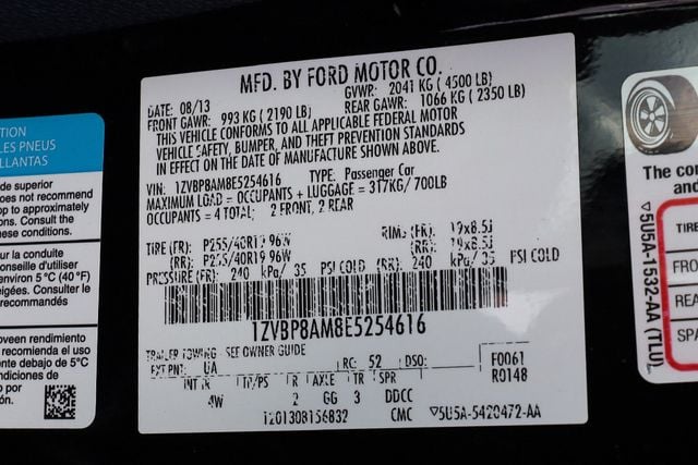 2014 FORD MUSTANG 2dr Coupe V6 Premium - 22930407 - 26