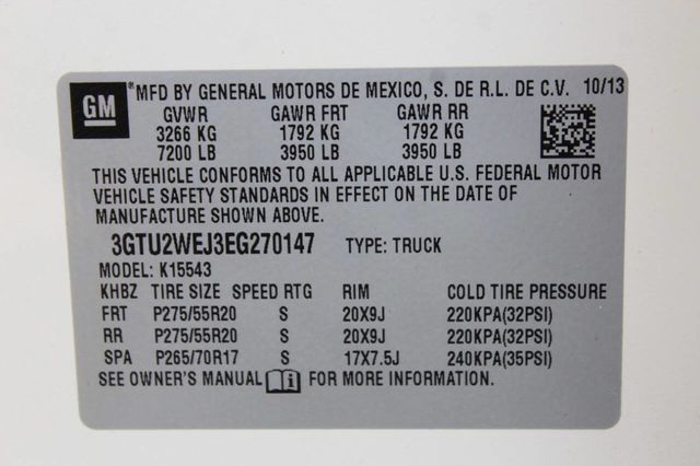 2014 GMC Sierra 1500 Denali 4x4 4dr Crew Cab 6.5 ft. SB - 22895307 - 34