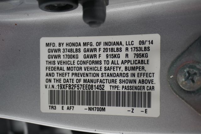 2014 Honda Civic Sedan 4dr CVT LX - 22902374 - 28