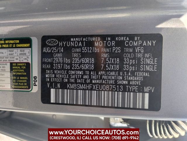 2014 Hyundai Santa Fe FWD 4dr GLS - 22877017 - 25