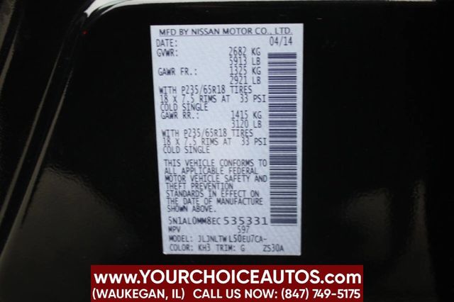 2014 INFINITI QX60 AWD 4dr - 22821567 - 31