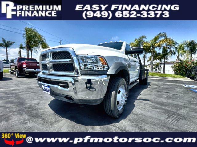 2014 Ram 5500 Crew Cab & Chassis TRADESMAN DUALLY 4X4 DIESEL FLAT BED 1OWNER CLEAN - 22419248 - 0