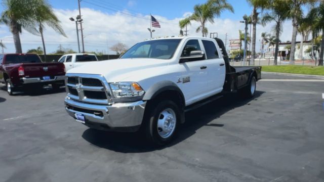 2014 Ram 5500 Crew Cab & Chassis TRADESMAN DUALLY 4X4 DIESEL FLAT BED 1OWNER CLEAN - 22419248 - 3