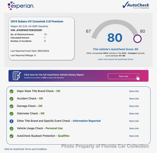 2014 Subaru XV Crosstrek Automatic 2.0i Premium - 22934167 - 76
