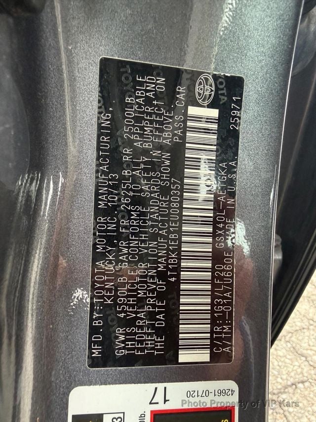 2014 Toyota Avalon 4dr Sedan XLE Premium - 22937915 - 19