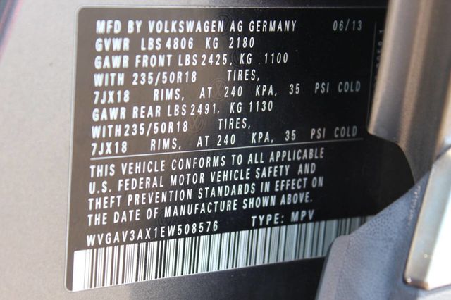 2014 Volkswagen Tiguan 2WD 4dr Automatic SEL - 22900451 - 32