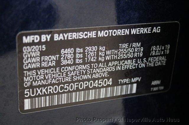 2015 BMW X5 xDrive35i - 22425008 - 60