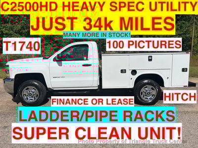 2015 Chevrolet 2500HD UTILITY BODY LADDER/PIPE RACKS JUST 34k MI