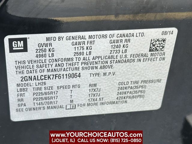 2015 Chevrolet Equinox FWD 4dr LT w/2LT - 22357527 - 20