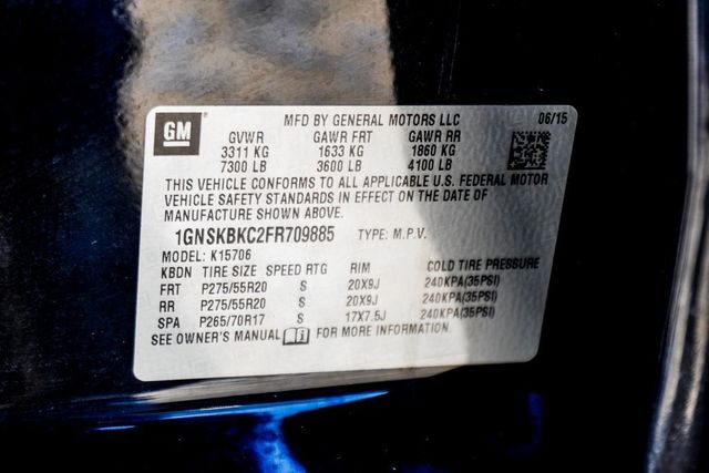 2015 Chevrolet Tahoe 4WD 4dr LT - 22910131 - 45