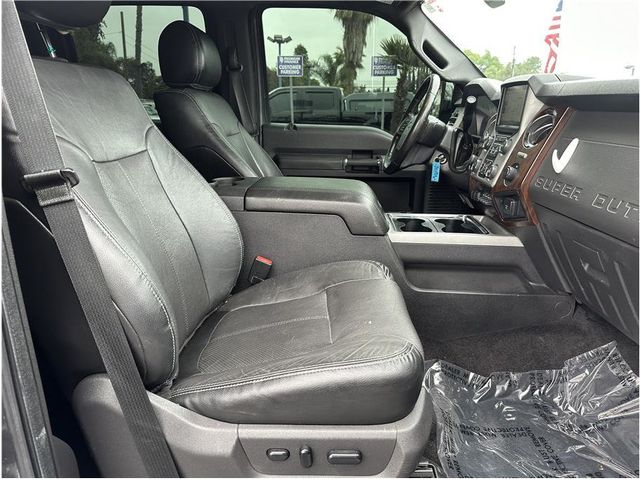 2015 Ford F250 Super Duty Crew Cab LARIAT 4X4 DIESEL NAV BACK UP CAM CLEAN - 22113446 - 20