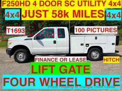 2015 Ford F250HD 4X4 4 DOOR UTILITY JUST 59k MILES!