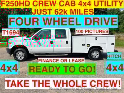 2015 Ford F250HD 4X4 CREW CAB JUST 62k MILES!