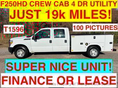 2015 Ford F250HD CREW UTILITY JUST 19k MILES! SUPER NICE!