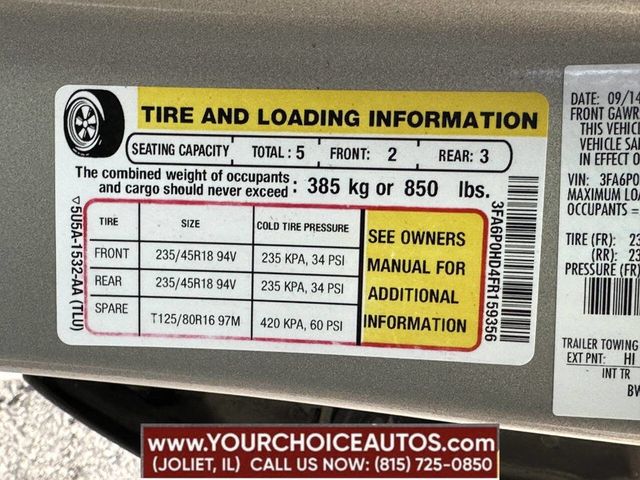 2015 Ford Fusion 4dr Sedan SE FWD - 22828687 - 13