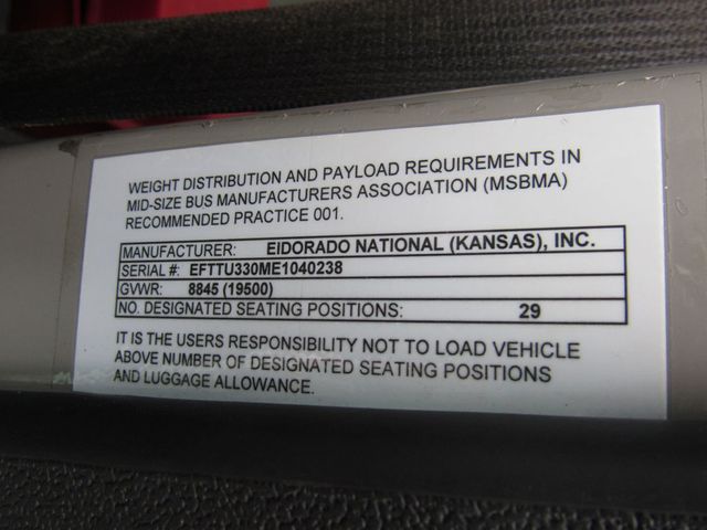 2015 Ford F-550 BUS KRYSTAL KK33 29 Passenger Bus with Luggage - 22924070 - 27