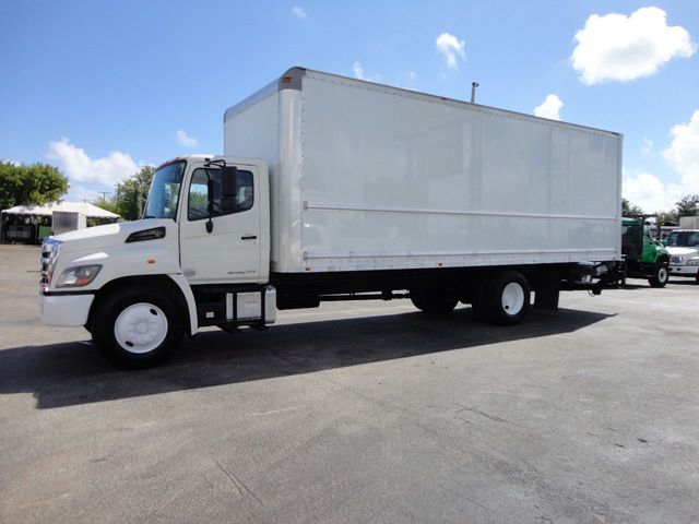 2015 HINO 268 26FT DRY BOX TRUCK . CARGO TRUCK WITH LIFTGATE - 18212180 - 2