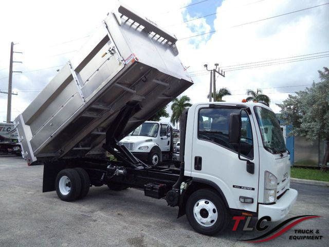 2015 Isuzu NPR *NEW* 14FT ALUM DUMP TRUCK LANDSCAPE. - 22141909 - 0