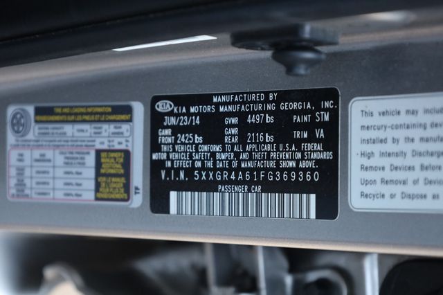 2015 Kia Optima 4dr Sedan SX Turbo - 22907192 - 12