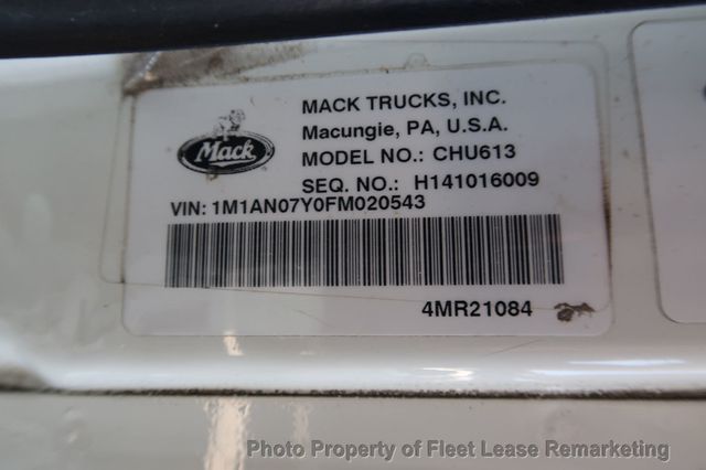 2015 Mack CHU613 Pinnacle 64T Sleeper  - 22887170 - 12