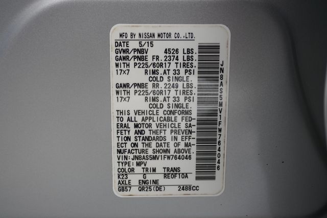 2015 Nissan Rogue Select AWD 4dr S - 22932891 - 22