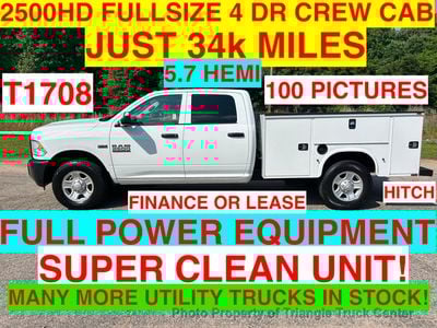 2015 Ram 2500HD CREW UTILITY JUST 34k MILES! FULL POWER!
