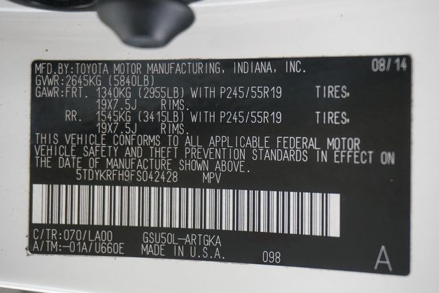 2015 Toyota Highlander HIGHLANDER LIMTED/LTD PLU - 22910802 - 35