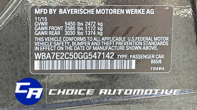 2016 BMW 7 Series 740i - 22324644 - 26