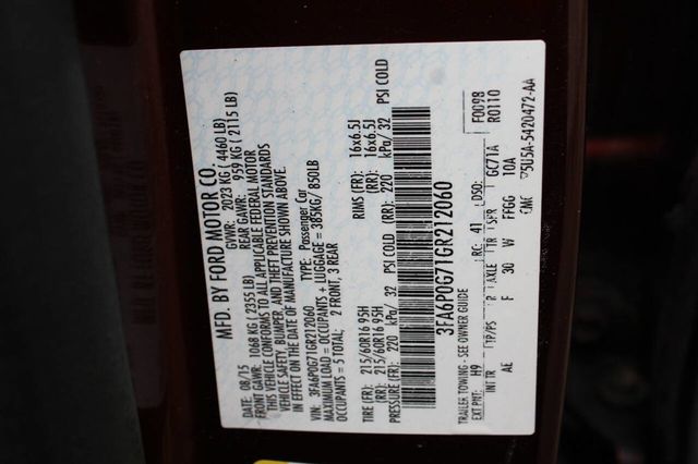 2016 Ford Fusion 4dr Sedan S FWD - 22919930 - 23