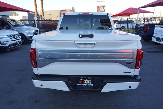 2016 Ford F-150 PLATINUM, 5.0L V8, PREMIUM WHEELS, HARD TONNEAU BED COVER - 22938209 - 6