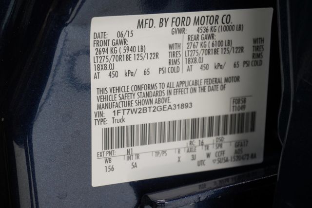 2016 Ford Super Duty F-250 SRW  - 22917359 - 33