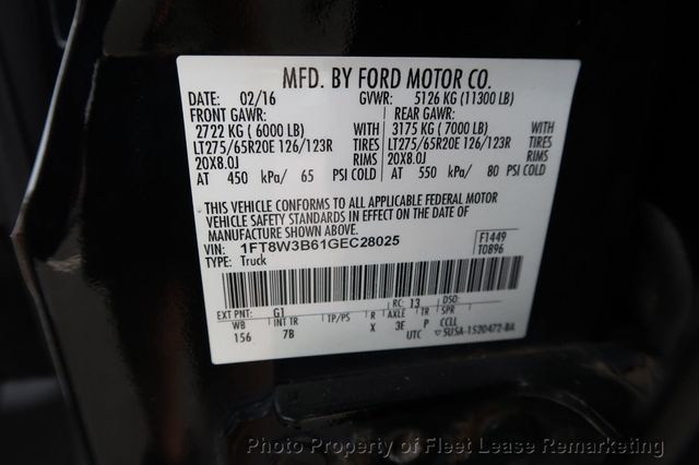 2016 Ford Super Duty F-350 SRW F350SD 4WD Crew Cab SWB Platinum  - 22904810 - 13
