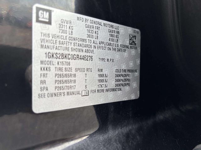 2016 GMC Yukon 4WD 4dr SLT - 22938442 - 36