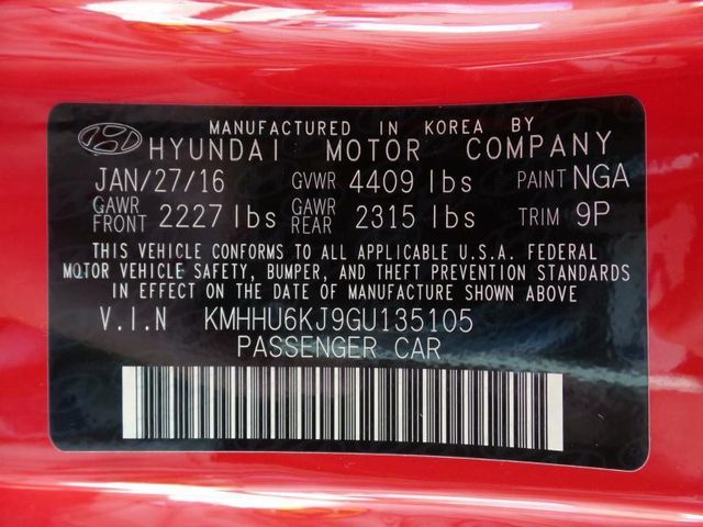 2016 Hyundai Genesis Coupe 2dr 3.8L Manual R-Spec - 15400110 - 10