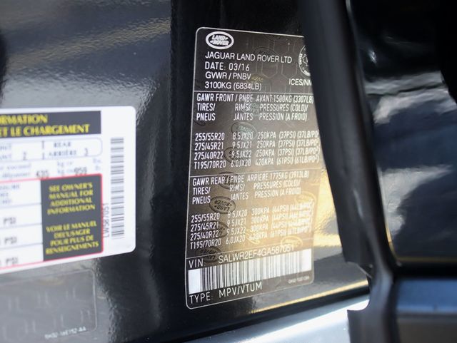 2016 Land Rover Range Rover Sport V8 Supercharged 4WD - 22904074 - 39