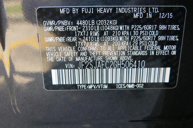 2016 Subaru Forester 4dr CVT 2.5i Premium PZEV - 22876694 - 35